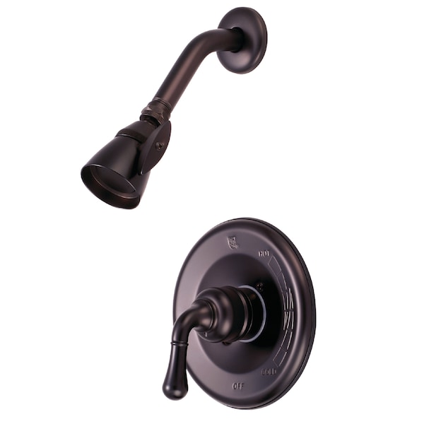 Kingston Brass Shower Faucet, 2, Wall Mount, Oil Rubbed Bronze KB635SO - main